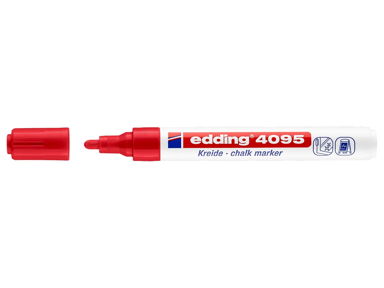 edding Kreidemarker "Window Marker 4095" rot