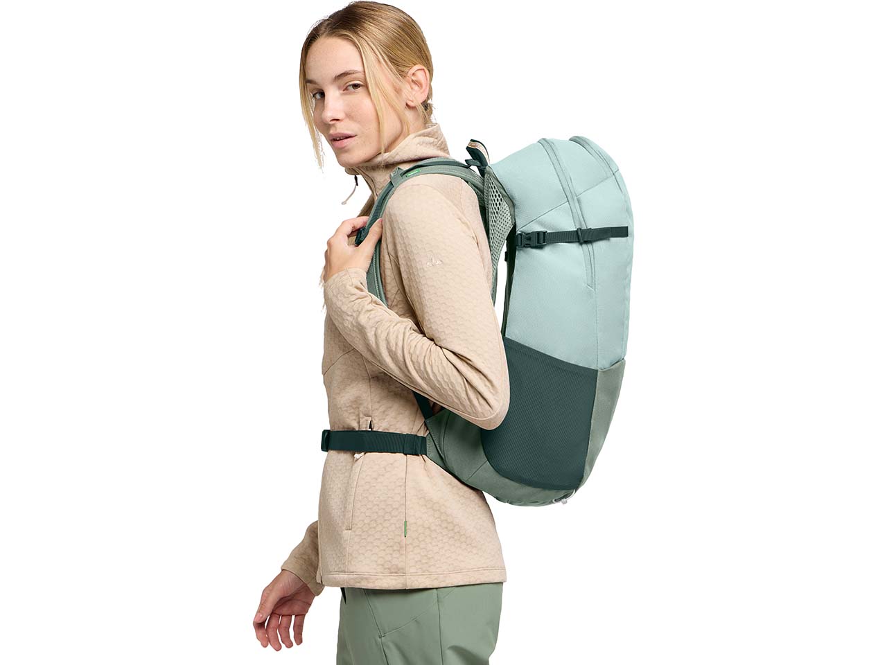 VAUDE Damen-Rucksack "Skomer Zip 22" mit frauenspezifischer Konstruktion, dusty fern