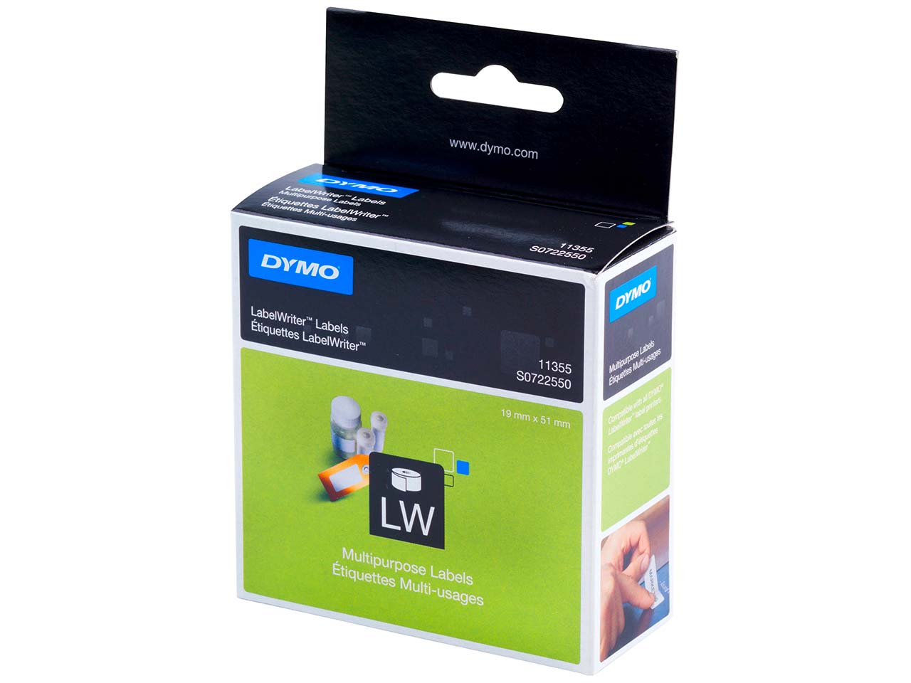 Thermo-Etiketten 51x19 abl.Vielzweck (1 Rolle à 500 Etiketten)