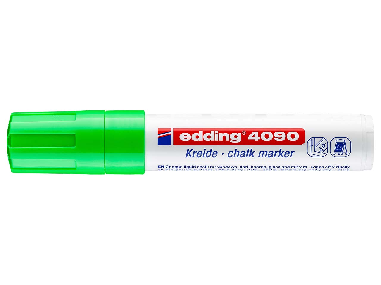 edding Kreidemarker "Window Marker 4090" hellgrün