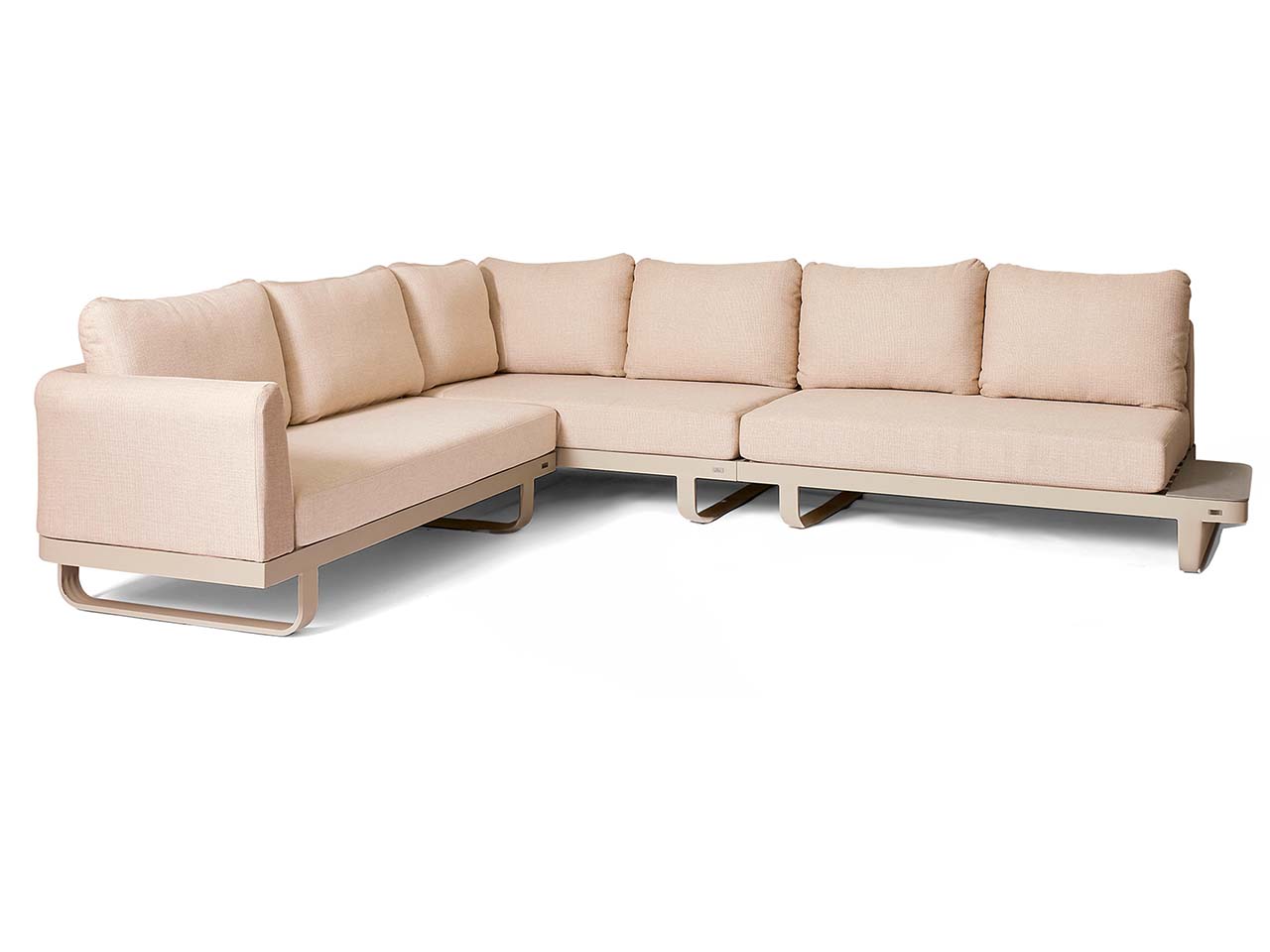 Gartenlounge "Fellow" Gestell: Aluminium, Bezug: Polyester, sand