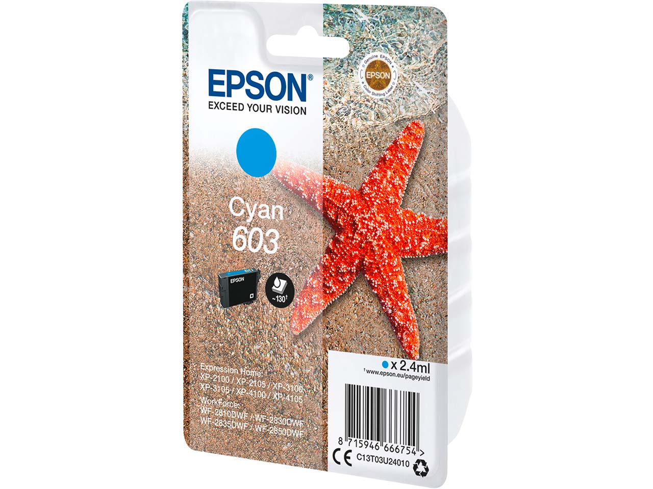 Epson Tintenpatrone 603 cyan