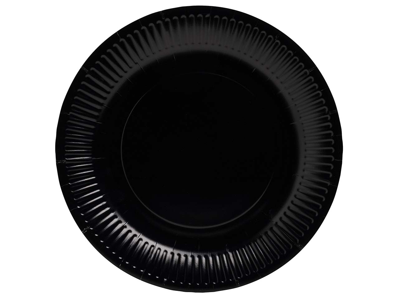 20 ProNappe Einweg-Teller, schwarz