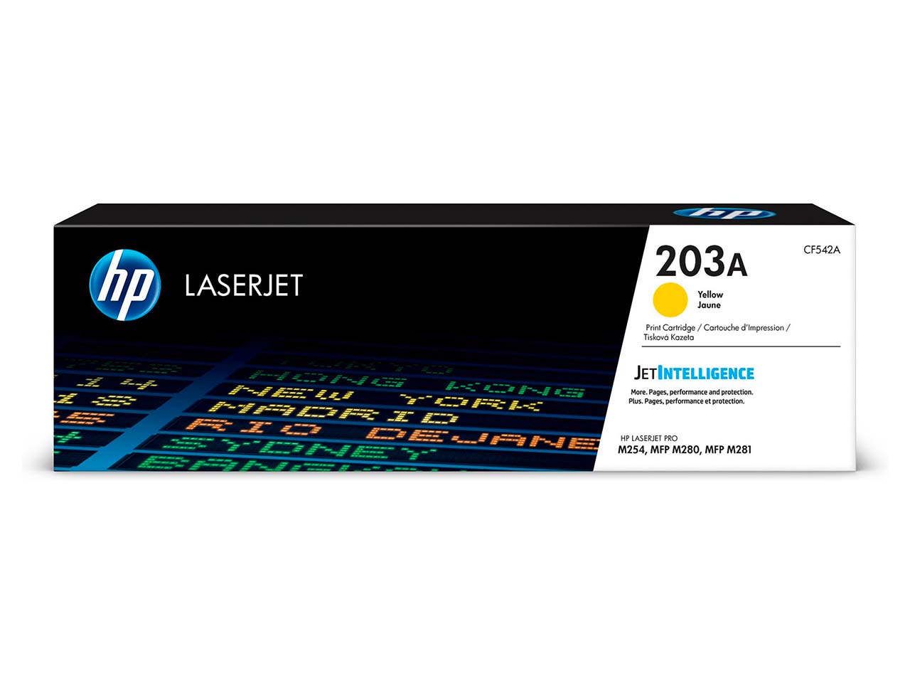 hp Toner CF542A, Nr. 203A gelb
