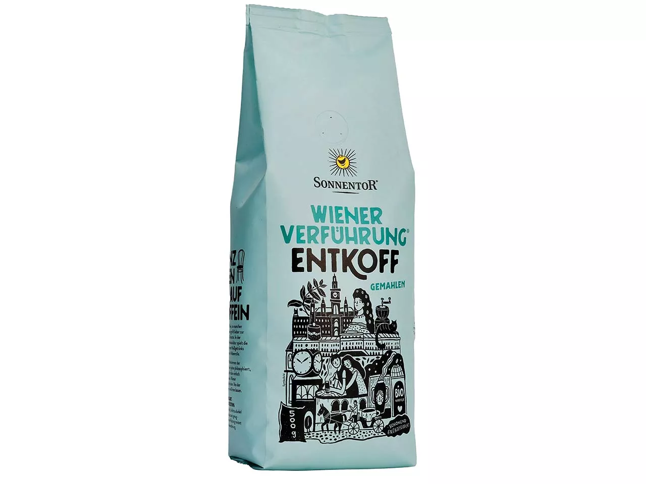 Sonnentor Bio-Kaffee "Wiener Verführung" entkoffeiniert, gemahlen, 500 g