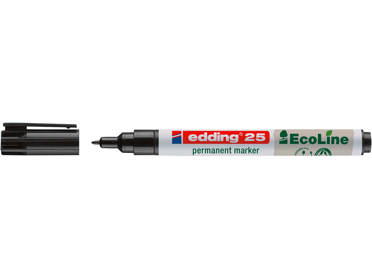 edding Permanentmarker "25 EcoLine" schwarz