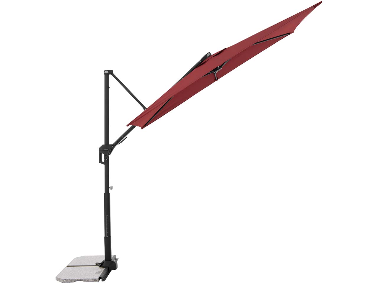 doppler Pendelschirm "ACTIVE Pendel Green Edition" 240 x 135 cm, bordeaux