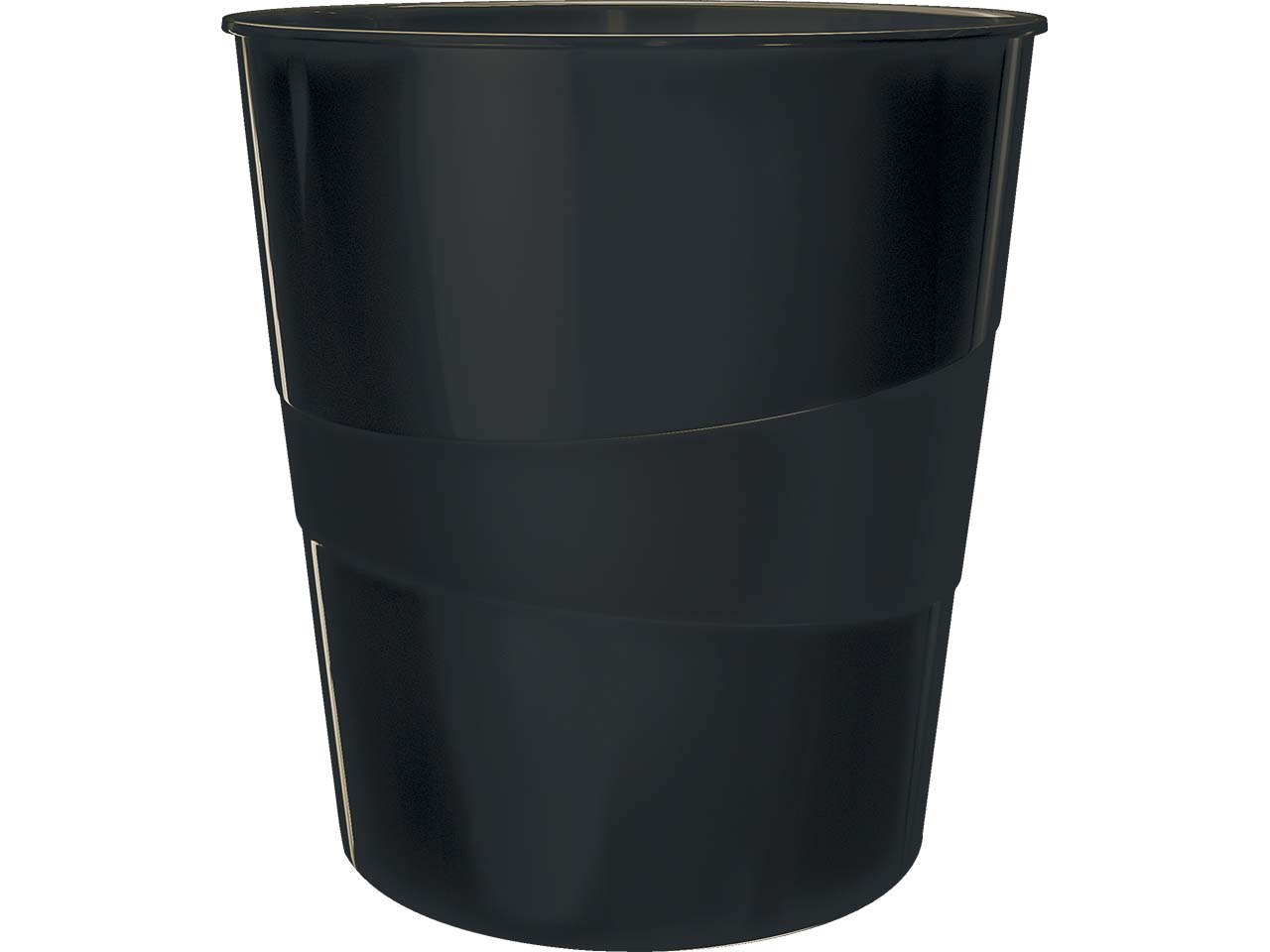Leitz Recycle Papierkorb, 15 Liter, schwarz