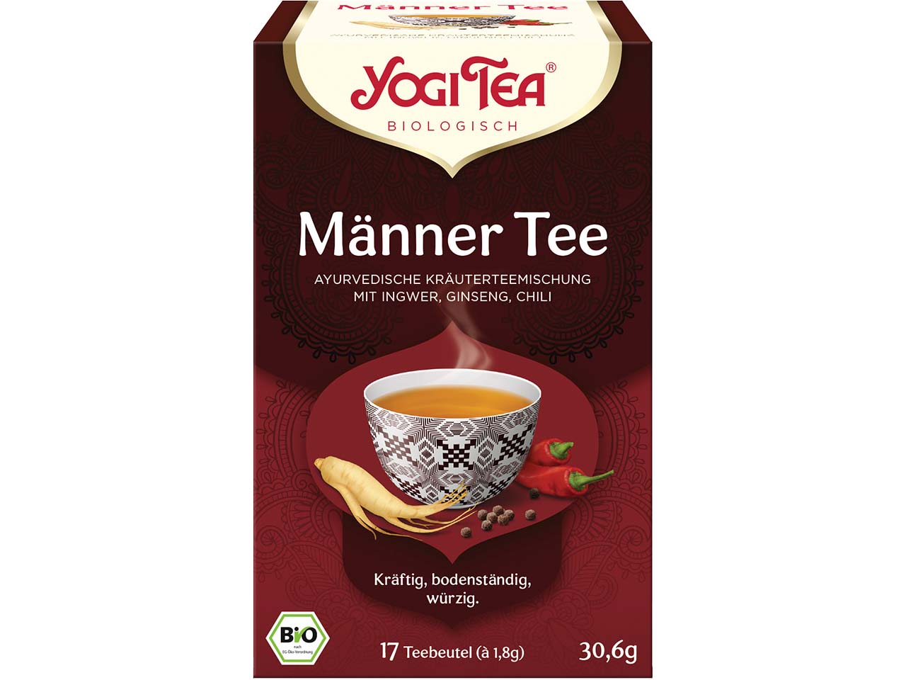 YOGI TEA Bio-Kräutertee "Männer Tee", 30,6 g