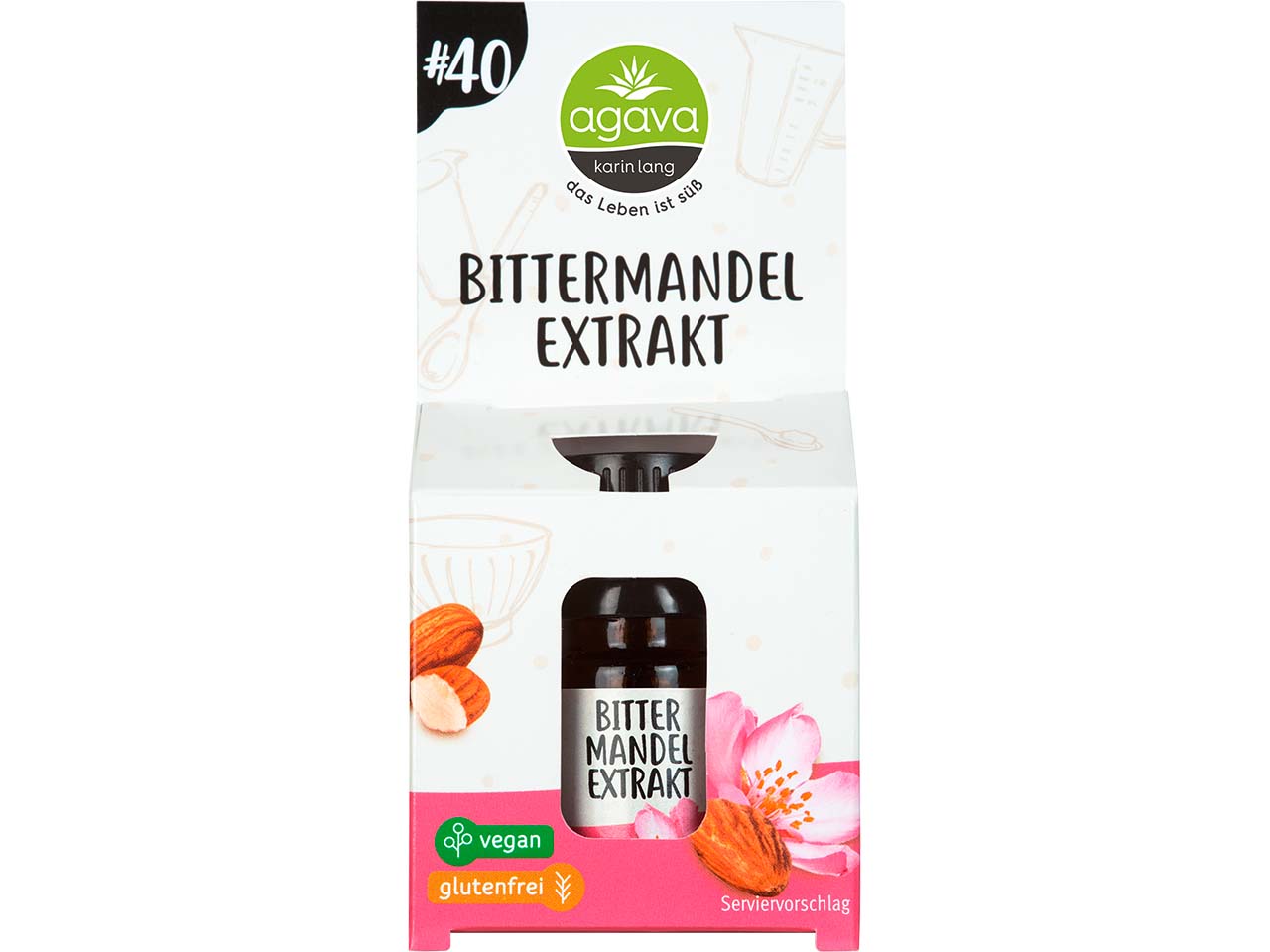 agava Bio-Bittermandelextrakt, 4,5 ml