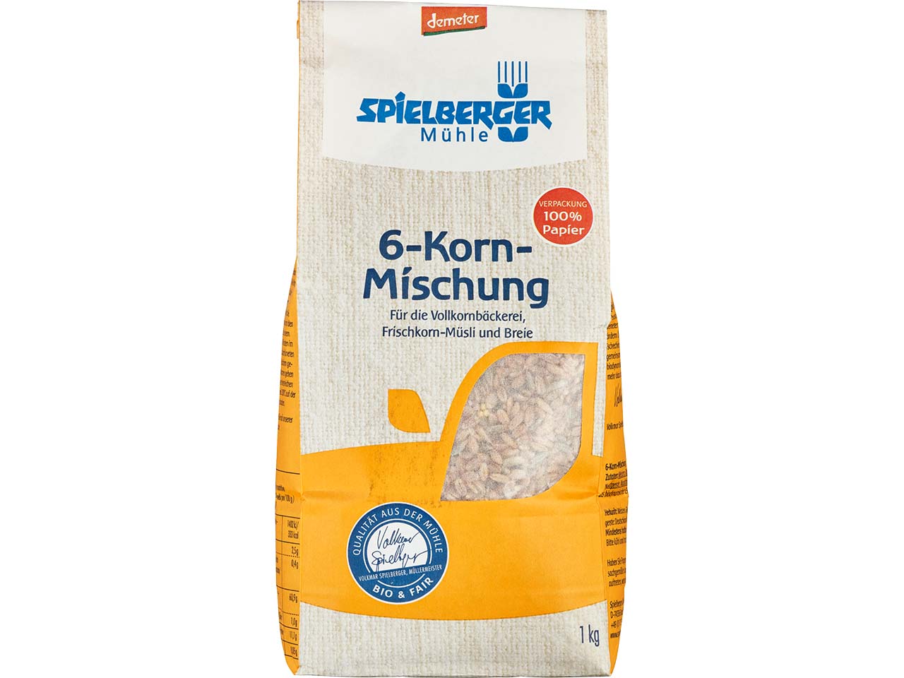 Spielberger Mühle Bio-6-Korn-Mischung, 1 kg