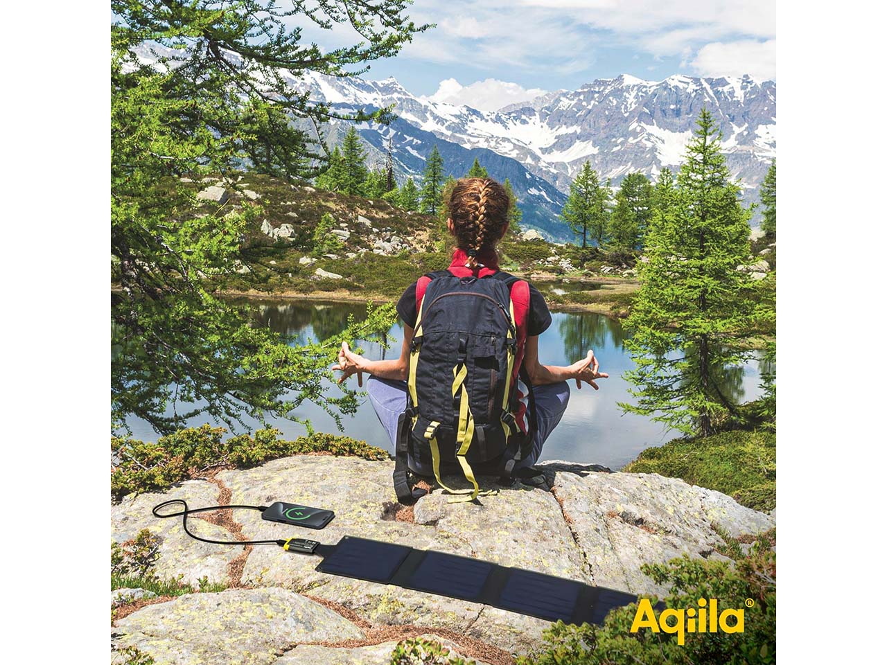Aqiila tragbares Solarladegerät "Sunbird P21"
