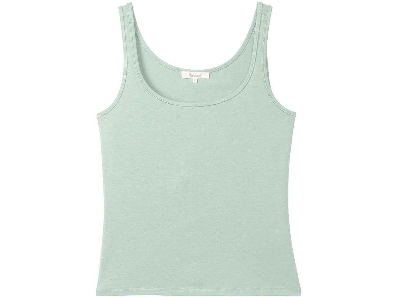 tranquillo Damen-Top aus Tencel, granite green, Gr. S