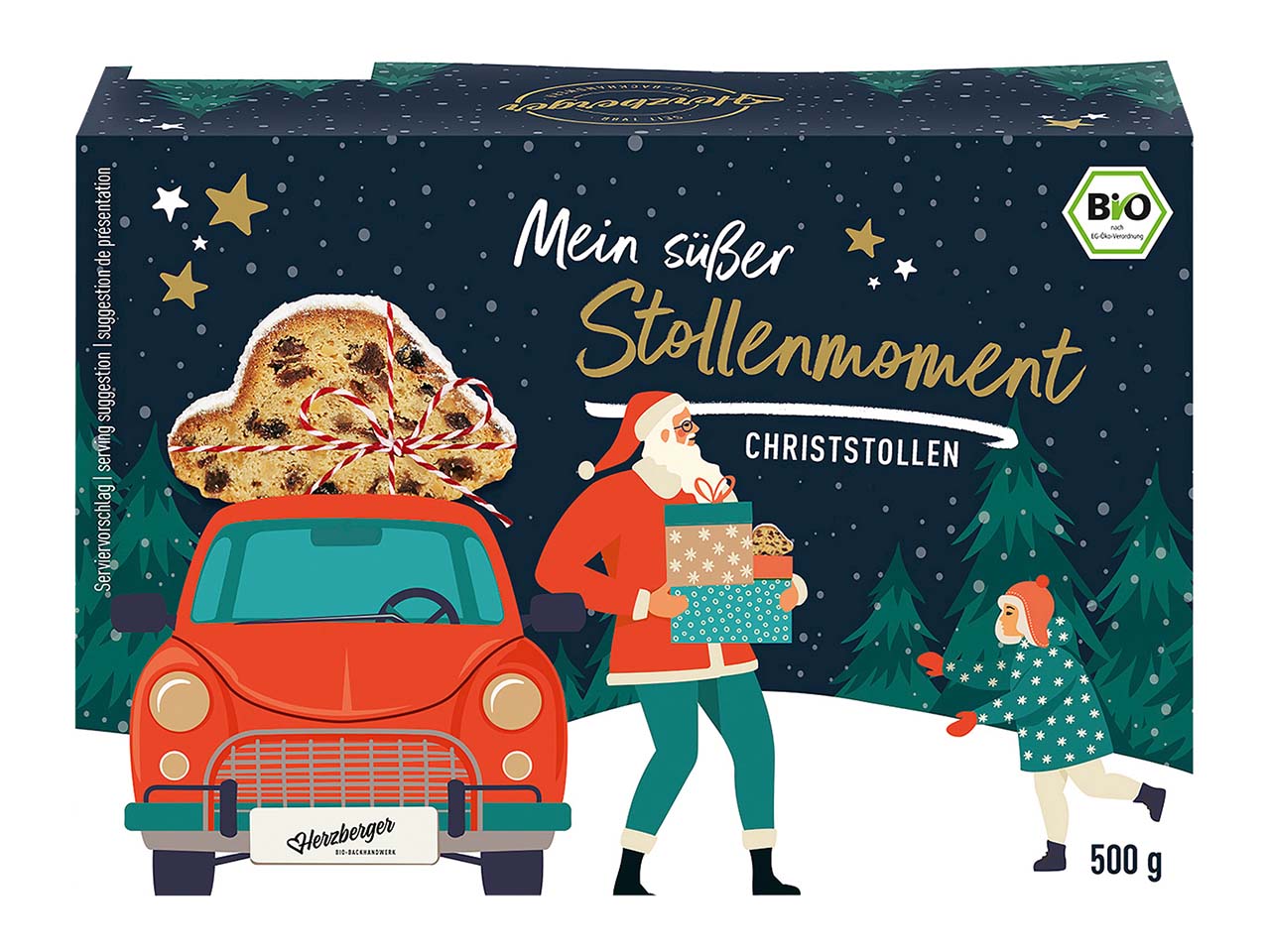 Herzberger Bio-Christstollen, 500 g