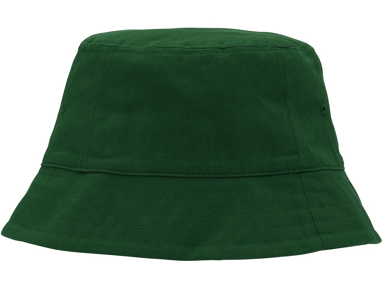 Neutral Bio-Bucket Hat aus Baumwoll-Twill, bottle green, Gr. M/L