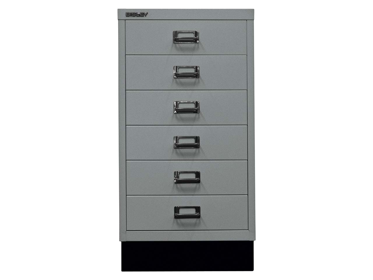 BISLEY Schubladenschrank "MultiDrawer" DIN A3 mit 6 Schubladen silber
