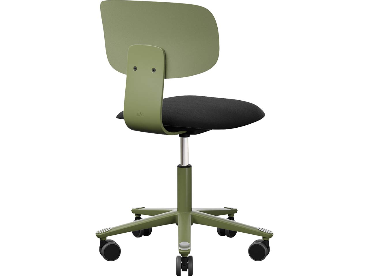 HAG Bürodrehstuhl "Tion 2140" Gestell: moss grey, Stoff: "Cura" black