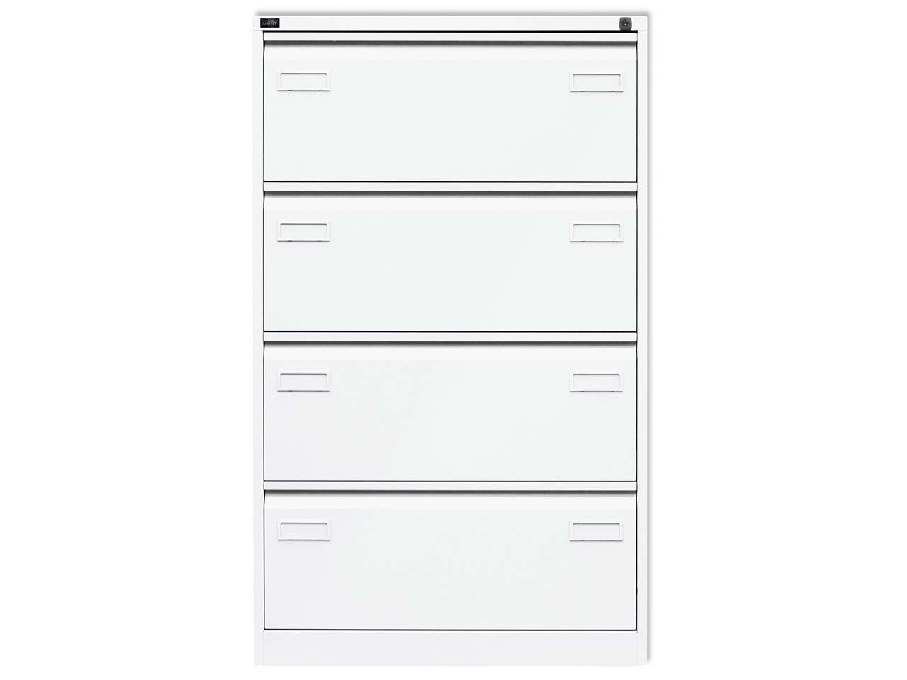 Hängeregistraturschrank 4S 2b verkehrsweiß