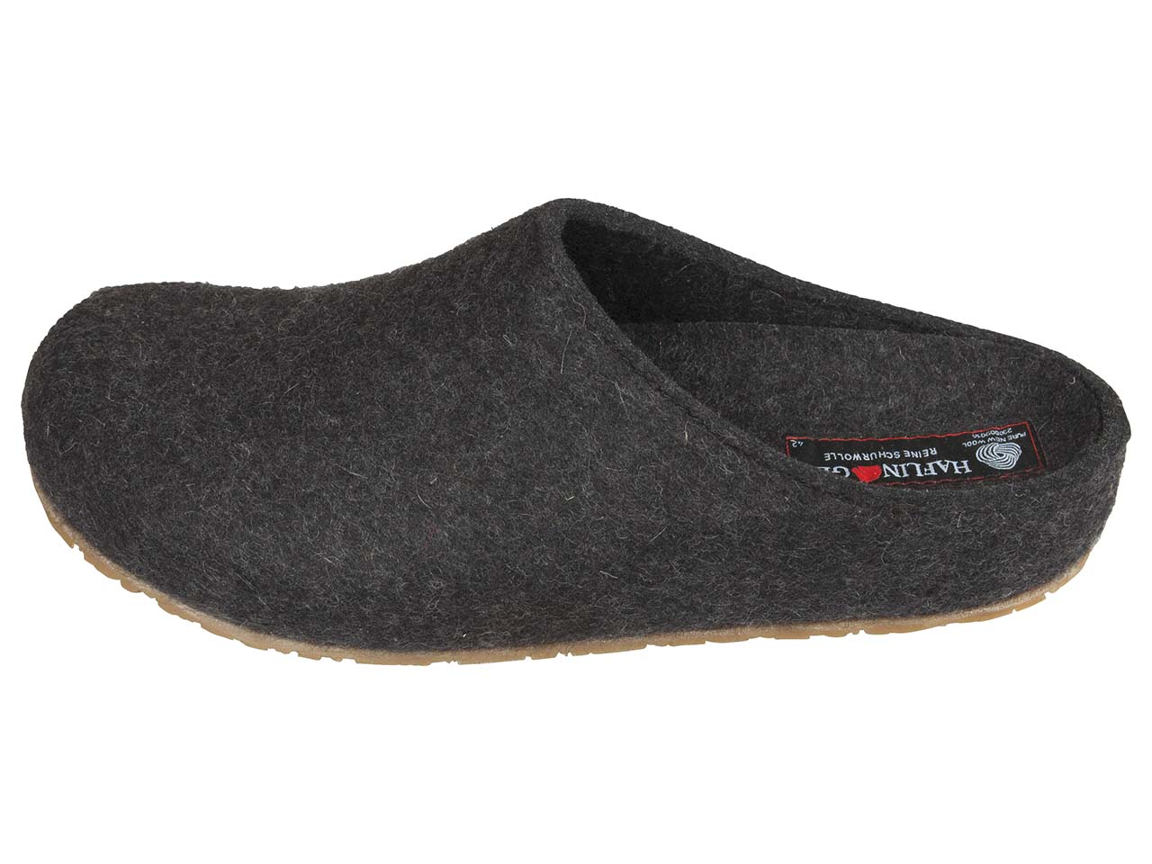 Haflinger Hausschuhe "Grizzly Michl" graphit, Gr. 41