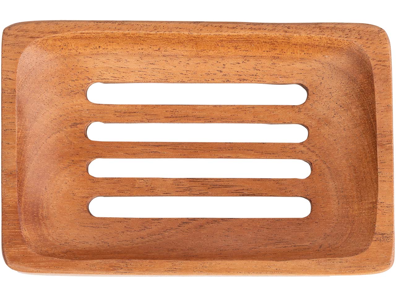 tranquillo Seifenschale "NATURAL NEEM" geschlitzt, 11,6 x 7,6 x 2,1 cm, rechteckig