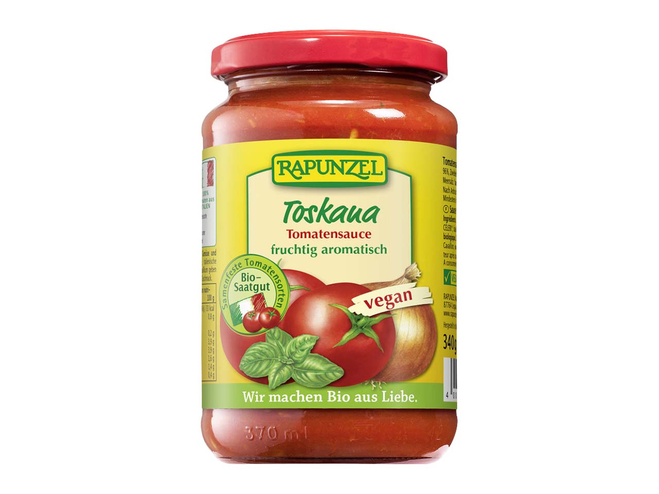 RAPUNZEL Bio-Tomatensauce "Toskana", 335 ml