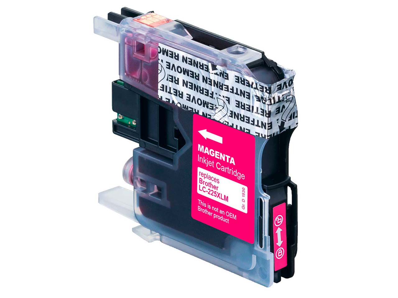 memo Tintenpatrone ersetzt Brother LC-225XLM magenta