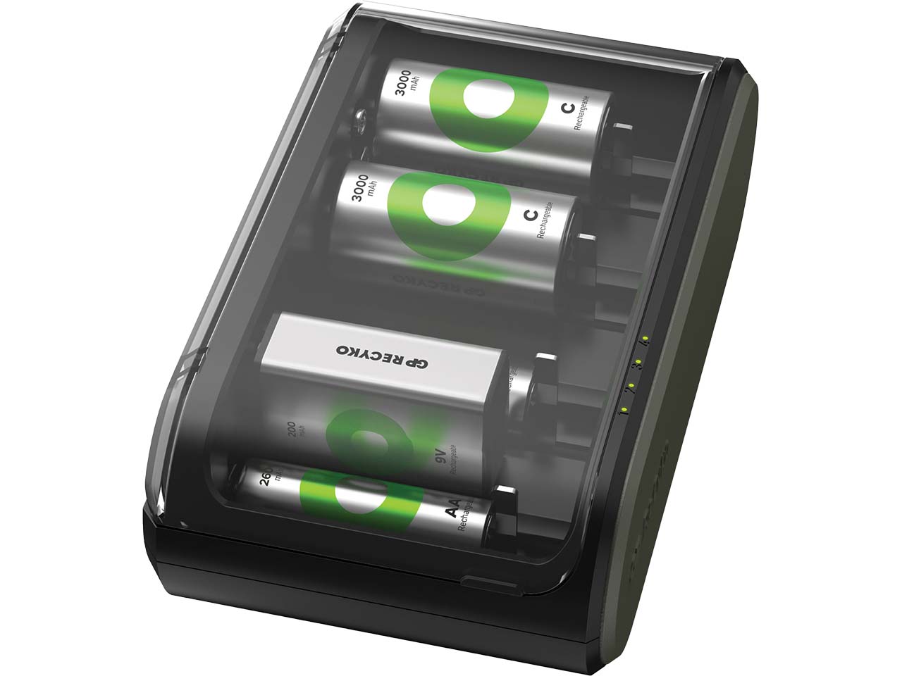 GP Battery USB-Universalladegerät "B631" für alle gängigen Akkutypen