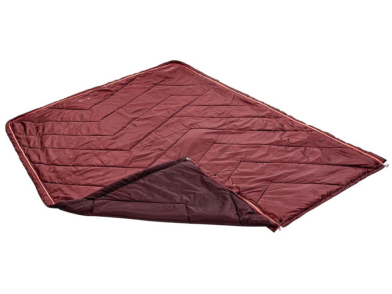 VAUDE Deckenschlafsack 'Navajo 500 II SYN', dark cherry