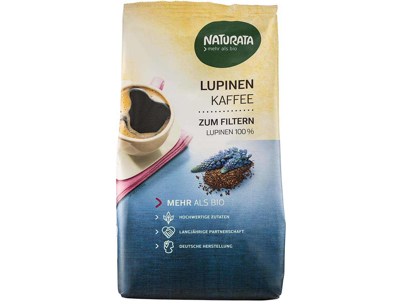 NATURATA Bio-Lupinenkaffee zum Filtern, 500 g