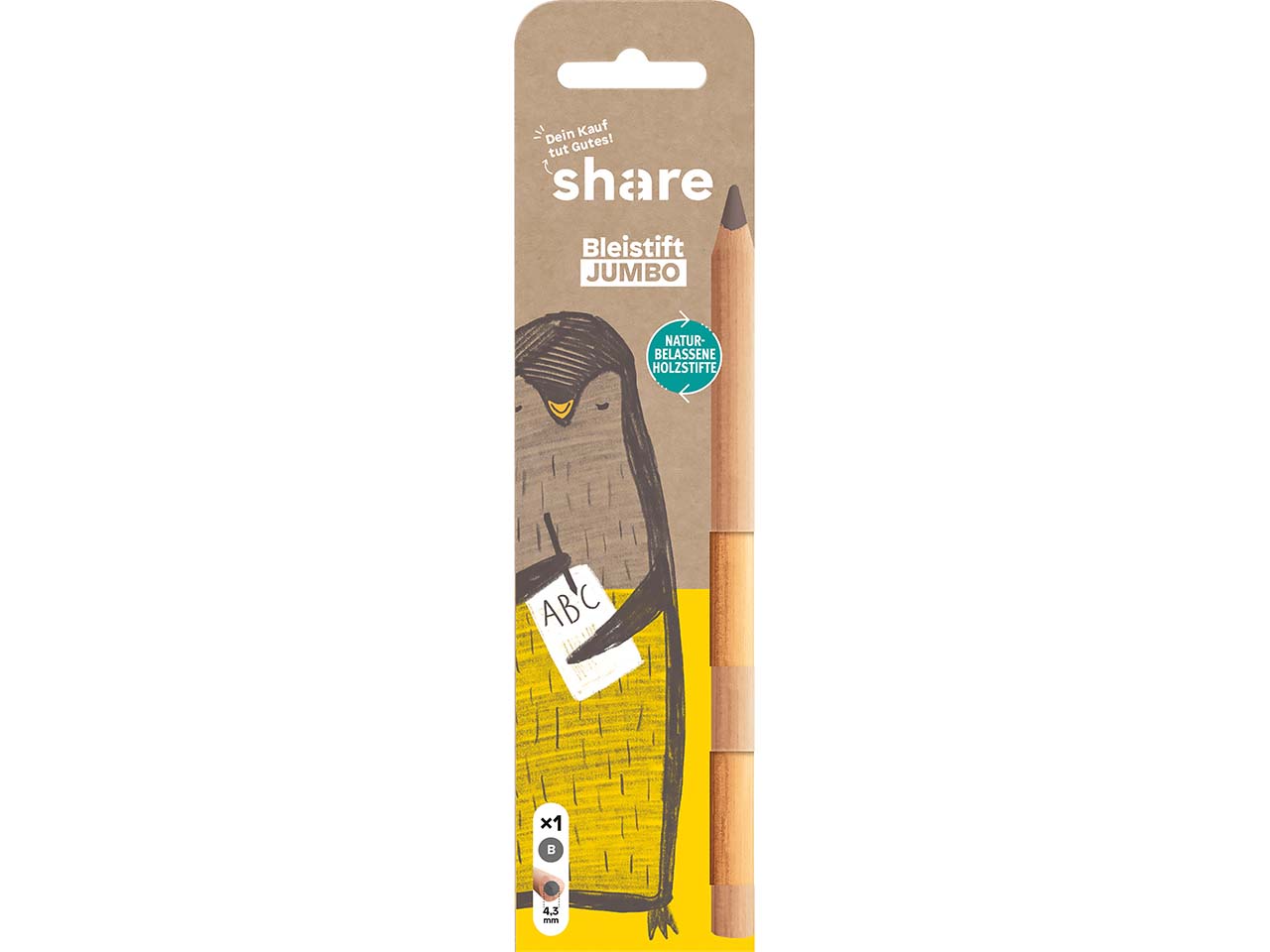 share Bleistift "Jumbo" B