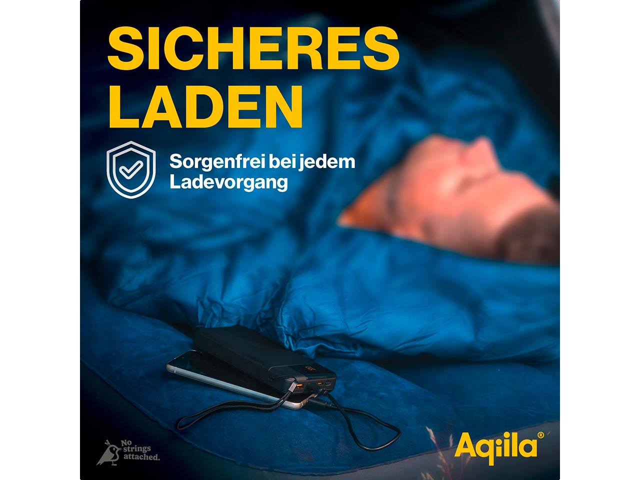 Aqiila Powerbank "Powerbird B20+" 20.000 mAh, schwarz