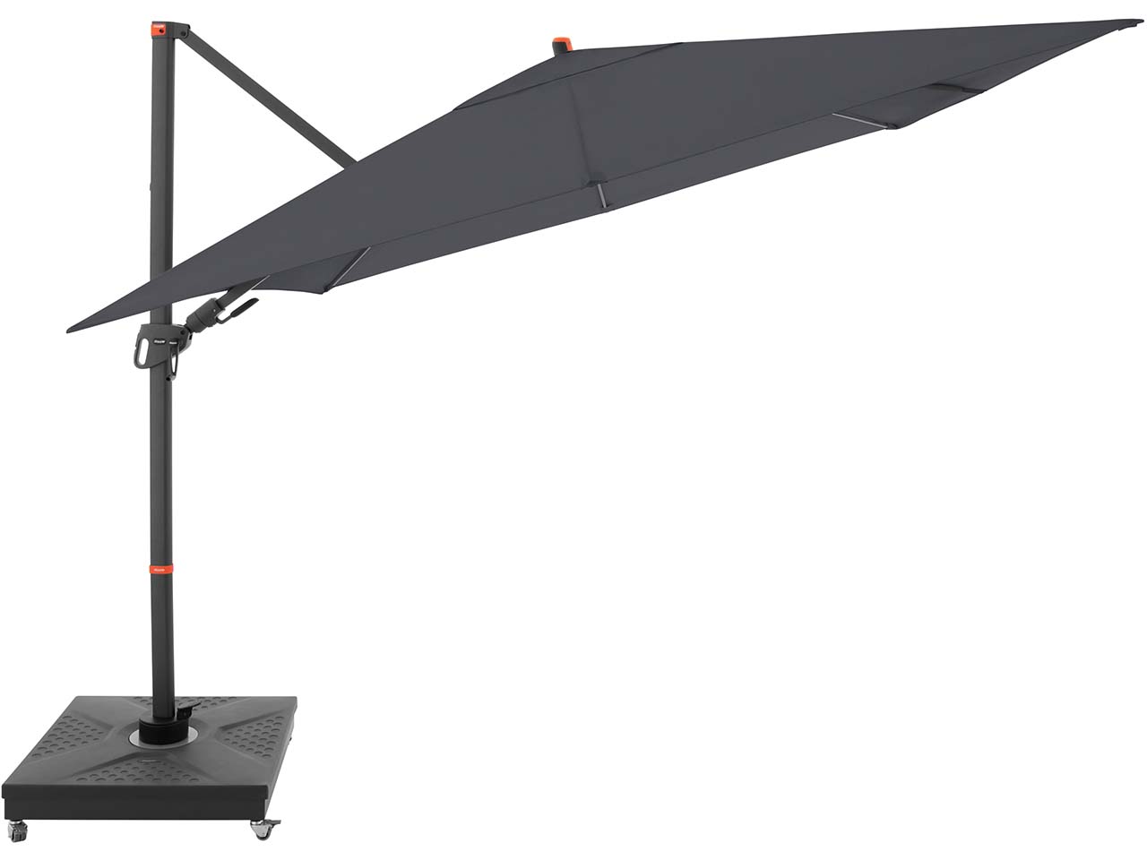 doppler Pendelschirm "myZone AX" 280 x 280 cm, anthrazit