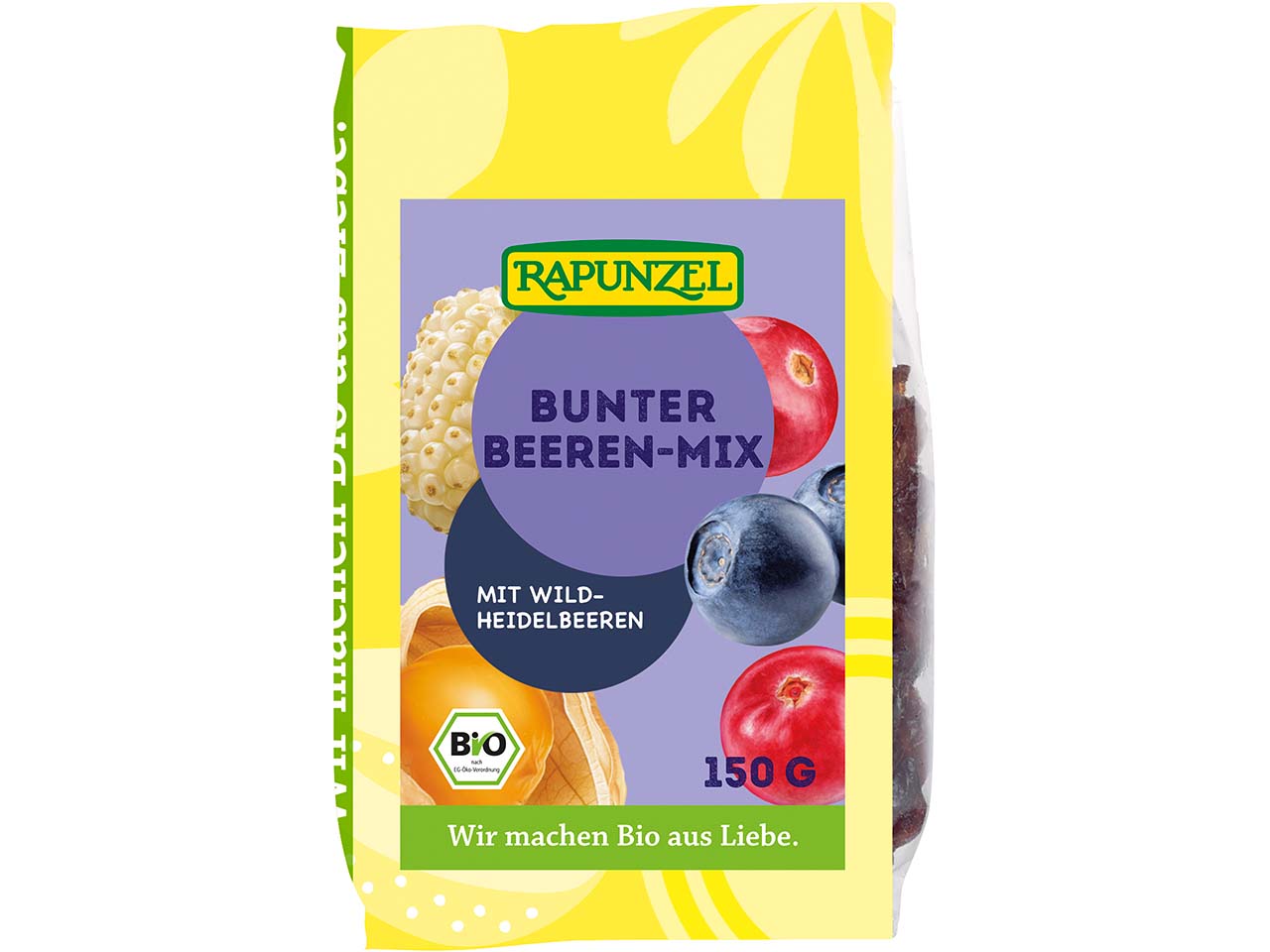RAPUNZEL Bunter Bio-Beeren-Mix, getrocknet, 150 g