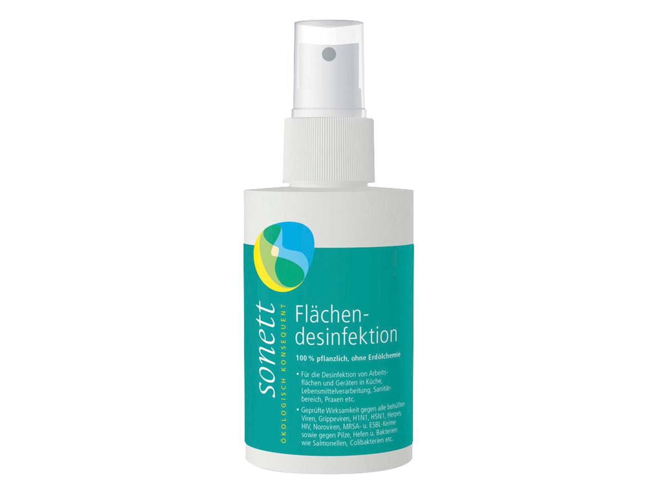 Sonett Flächendesinfektionmittel mit Salbei- & Lavendelöl, 100 ml