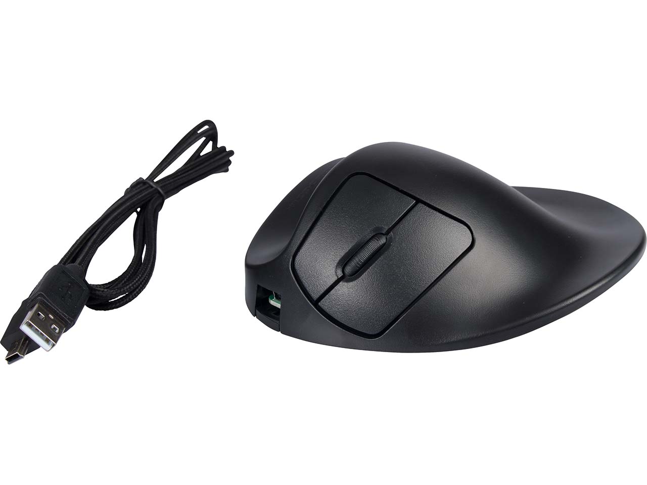 Bakker Elkhuizen Ergonomische Präzisions-Maus "HandShoeMouse" für Linkshänder, medium