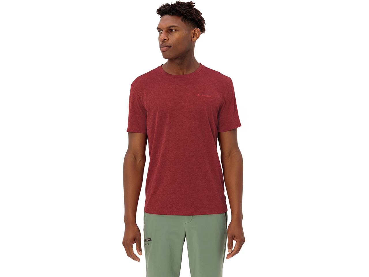 VAUDE Herren-T-Shirt 'Essential' mit Rundhalsausschnitt, carmine/mars red, Gr. XL