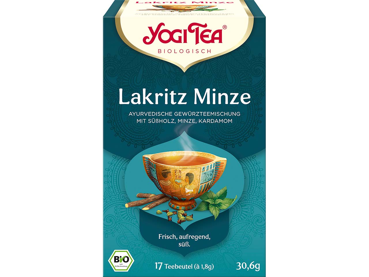 YOGI TEA Bio-Gewürztee "Lakritz Minze", 30,6 g
