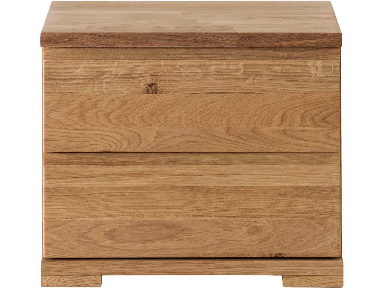 Forestales Nachttisch "Atlanta I" 2 Schubladen, Eiche