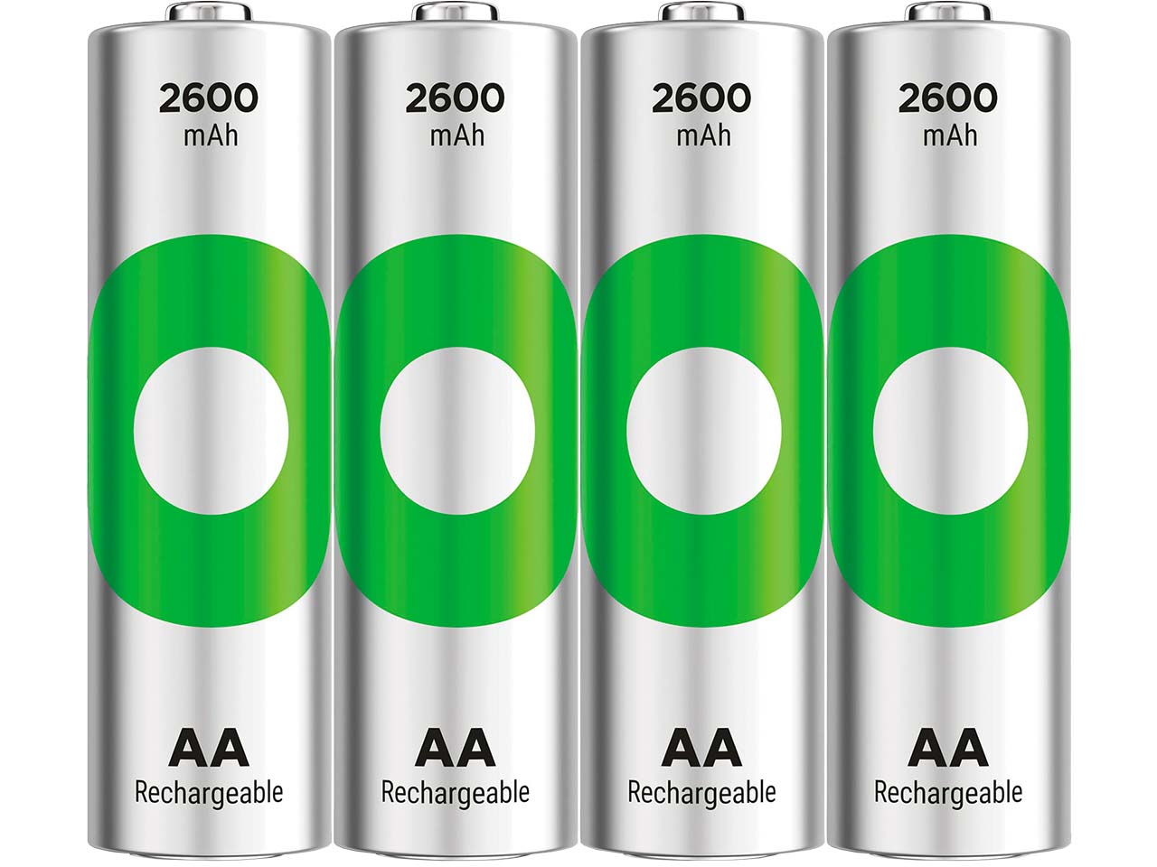 4er-Pack GP Battery Ready-to-use Akku "ReCyko" Mignon AA, 1,2 V, 2.600 mAh