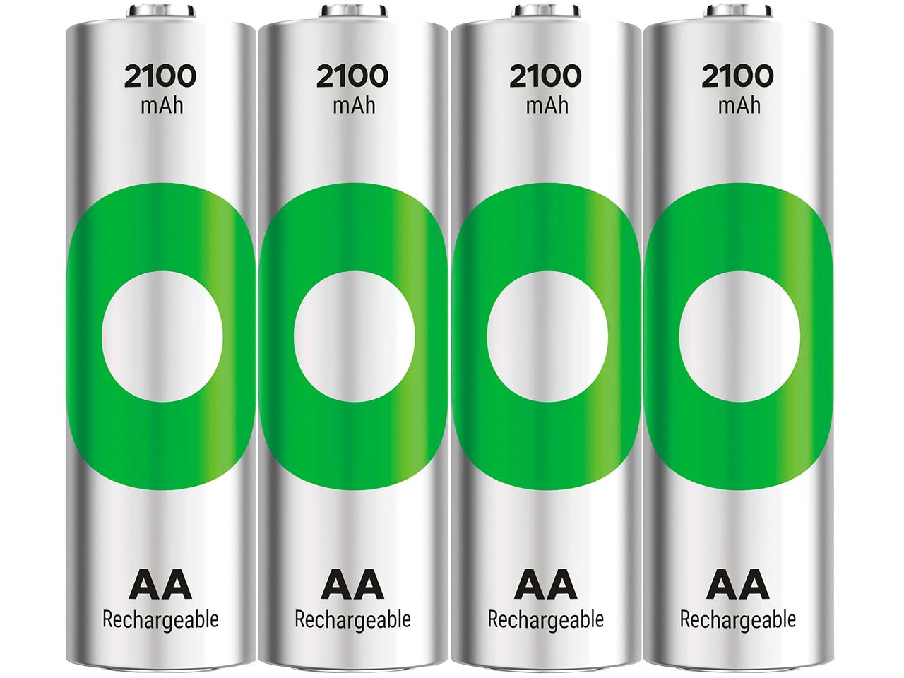4er-Pack GP Battery Ready-to-use Akku "ReCyko" Mignon AA, 1,2 V, 2.100 mAh