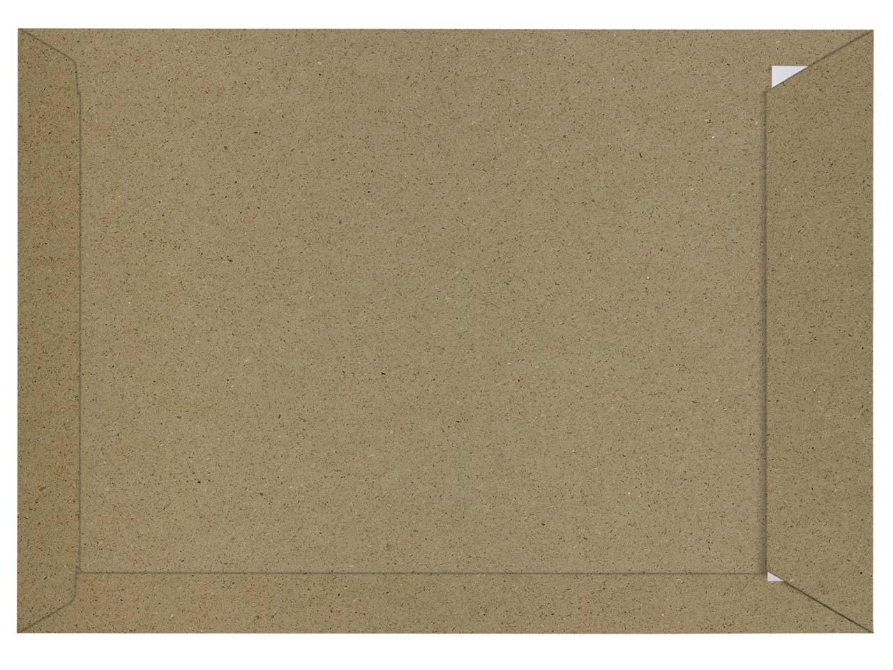 50 Versandtaschen aus Graspapier DIN C4, Haftklebung, mit Fenster, 120 g/m²