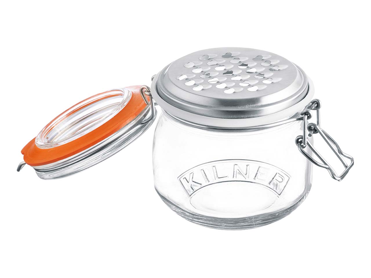 KILNER Käsereibe mit Vorratsglas