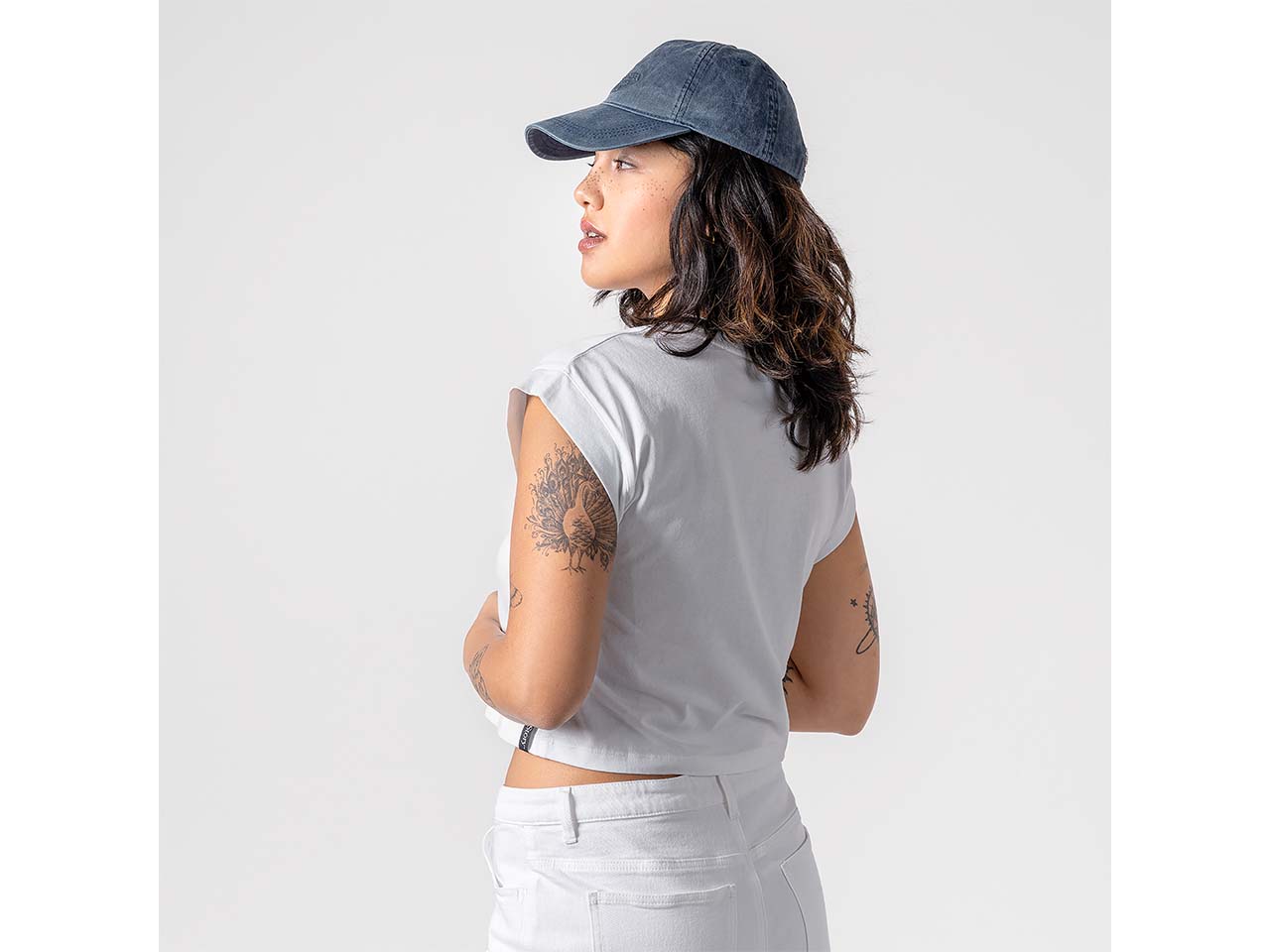 trueStory Bio-Damen-T-Shirt 'DANBI' cropped, ART E, Gr. S