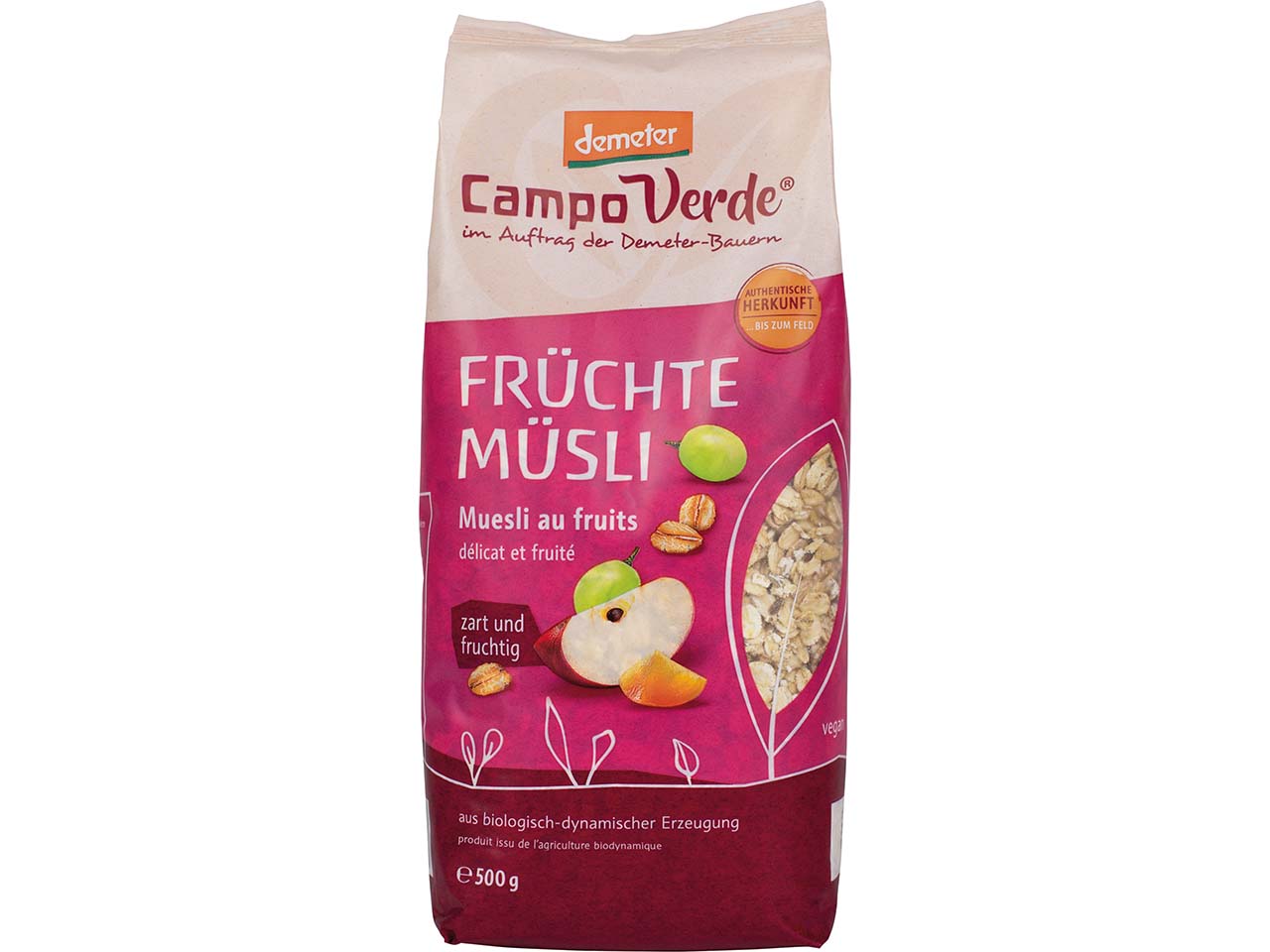 Campo Verde Bio-Früchtemüsli, 500 g