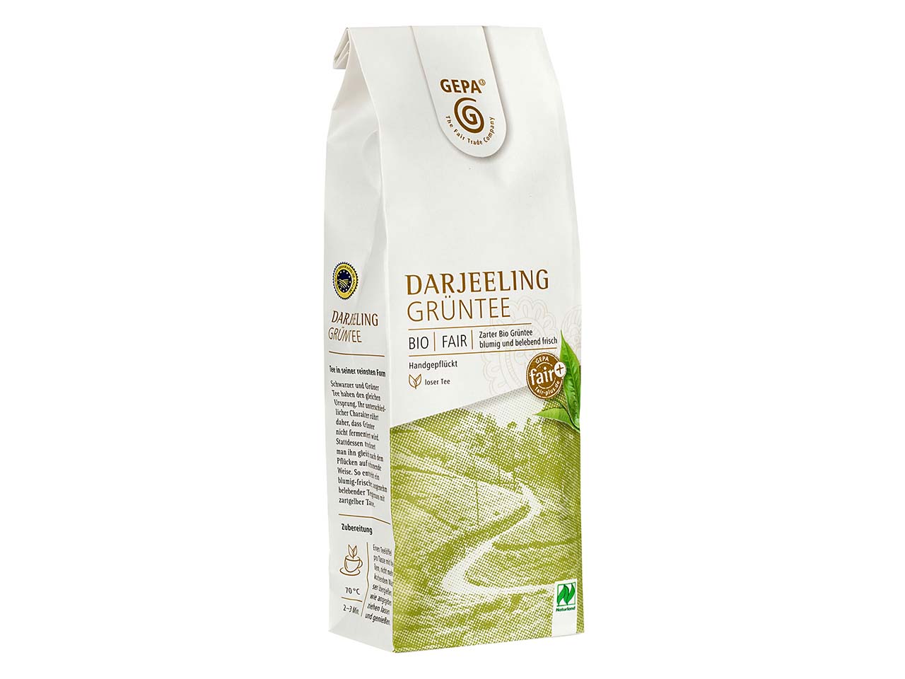 GEPA Grüner Bio-Tee Darjeeling, 100g