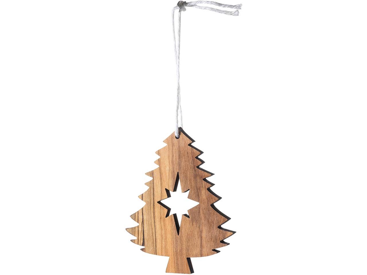 Weltpartner Dekoanhänger "Weihnachtsbaum" aus Olivenholz