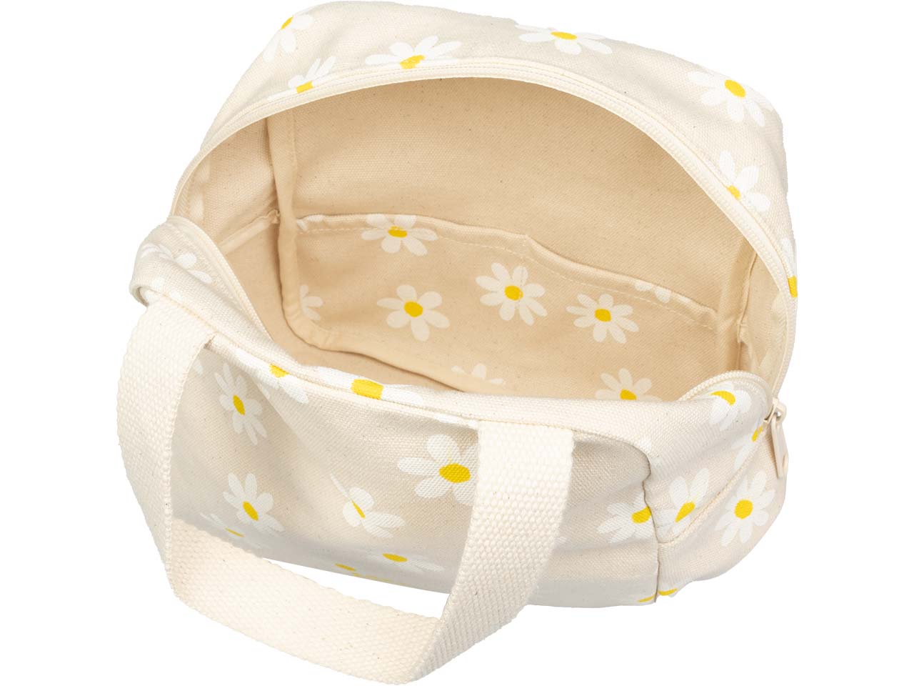 MELA Bio-Organizer-Tasche "SHAILA" 1,5 l, greige/daisy print