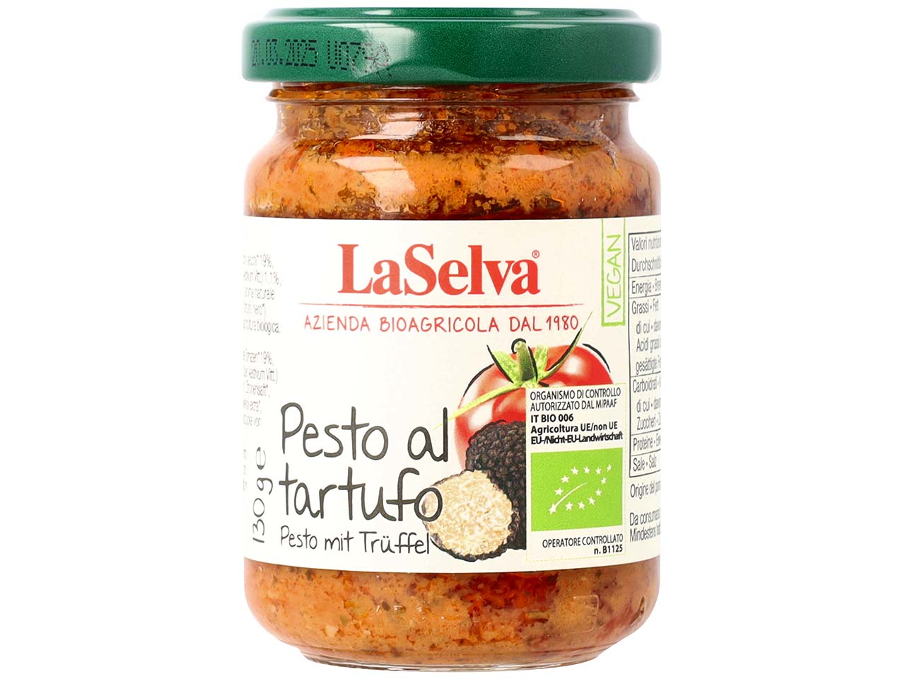 LaSelva Bio-Pesto mit Trüffel, 130 g