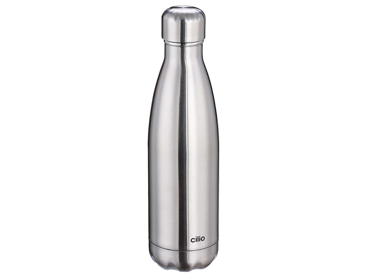 cilio Isolier-Trinkflasche 'Elegante' aus Edelstahl, 0,5 l, edelstahl