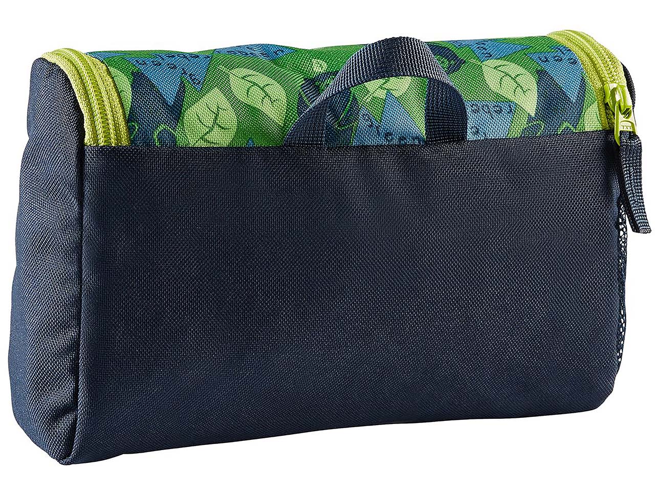 VAUDE Kinder-Kulturbeutel "Big Bobby" mit Namensschild, 2 l, parrot green/eclipse